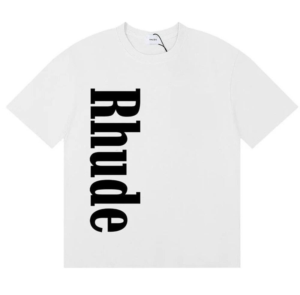 NWT RHUDE Side Logo Cream Pocket Tee SZ OVERSIZED Sm